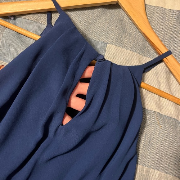 Navy Blue Casual Dress - Picture 3 of 4